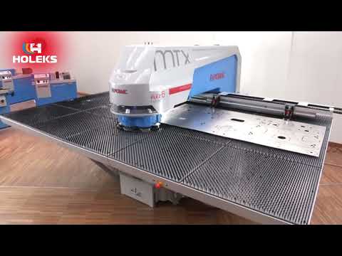 Видео: Euromac MTX Plus - гідравлічний координатно-пробивний прес