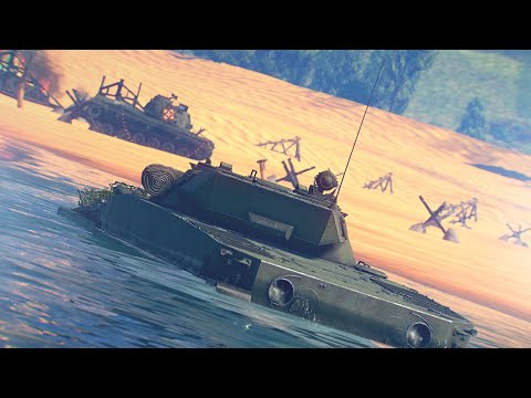Видео: Амфибии: стрельба, маскировка, тактика игры на воде. Гайд и лайфаки «War Thunder»