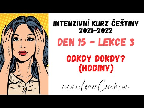 Видео: Курс чешского 15.3: С какого времени до какого времени