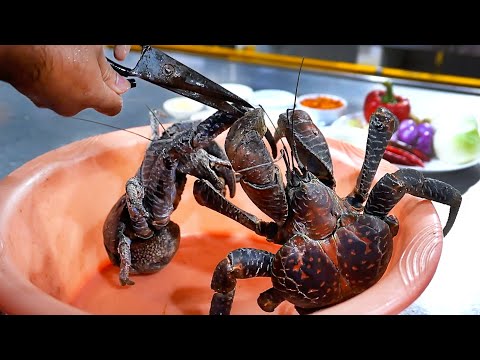 Видео: ГИГАНТСКИЙ КОКОСОВЫЙ КРАБ Вьетнамская кухня