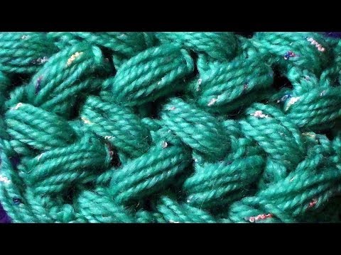 Видео: Узор из пышных столбиков