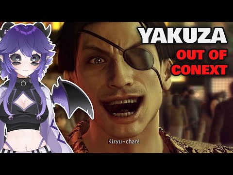 Видео: VTuber РЕАГИРУЕТ на вырванные из контекста моменты YAKUZA