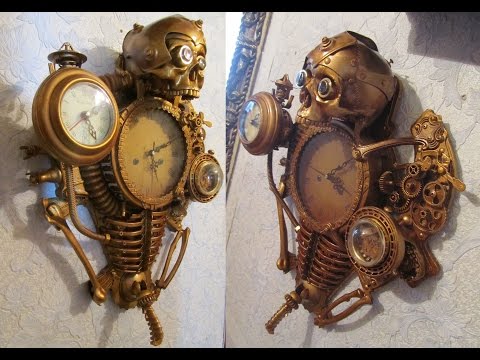 Видео: Steampunk Art "Часы капитана Немо"