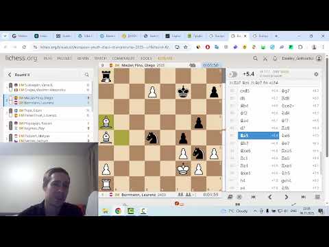 Видео: Чемпіонат Європи з шахів серед юнаків та дівчат. Огляд 8 туру 