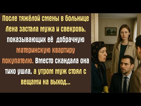 Видео: После тяжёлой смены в больнице Лена застала мужа и свекровь, показывающих её  добрачную материнскую