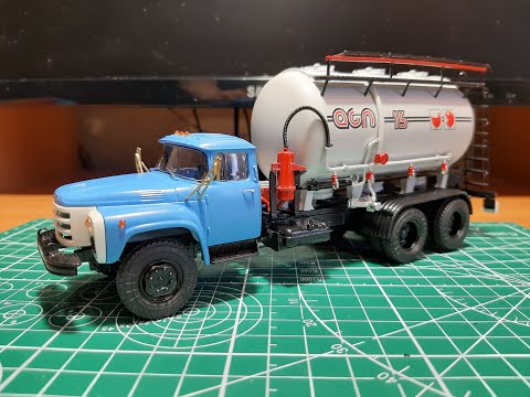 Видео: Сборка модели ЗиЛ 133ГЯ АСП 15 Кормовоз AVD models