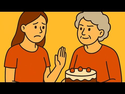 Видео: Свекровь Пыталась Заставить Меня Съесть Торт, На Который У Меея Смертная Алергия