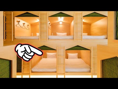 Видео: Капсульный отель Киото с превосходным дизайном 🏡🛏 MAJA HOTEL KYOTO