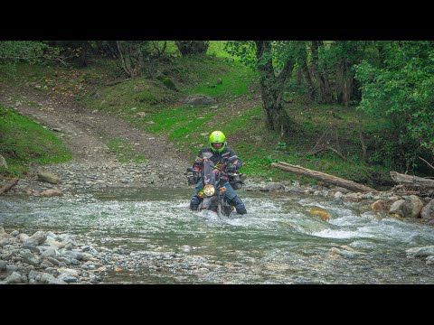 Видео: Архыз на Bajaj Boxer