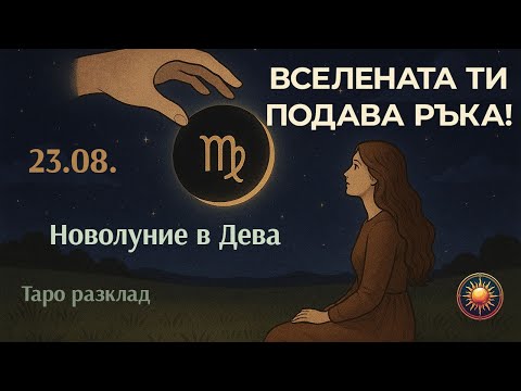 Видео: 🌑♍НОВОЛУНИЕ В ДЕВА- ВСЕЛЕНАТА ТИ ПОДАВА РЪКА✨