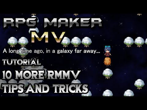 Видео: Учебное пособие по RPG Maker MV: ЕЩЕ 10 потрясающих советов и приемов!