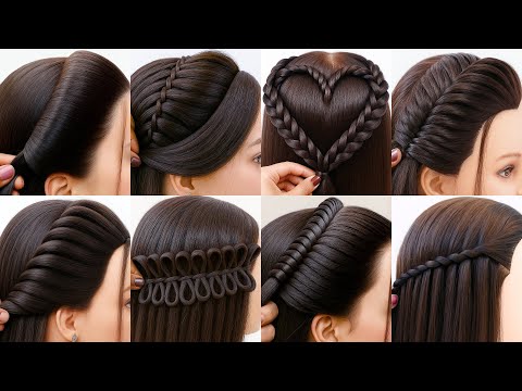 Видео: Простые разные типы причесок - красивые прически для девочек | простая прическа | укладка волос