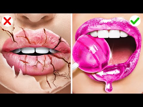 Видео: ФУ! Срочно требуется макияж! 💖 Экстремальные трюки красоты