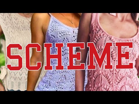 Видео: 6 СХЕМ вязания на прекрасные летние топы. 6 knitting patterns for wonderful summer tops.
