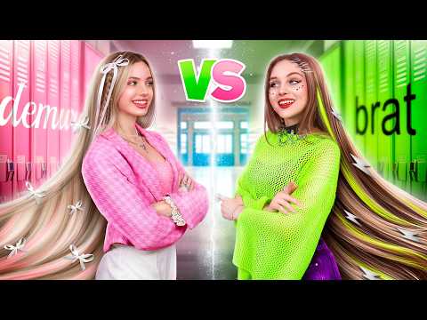 Видео: Demure Осень в Старшей Школе Тим Тин! Осознанная Demure vs Дерзкая Brat