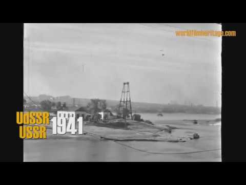 Видео: Днепропетровск, 1941 год.  Редкая немецкая кинохроника