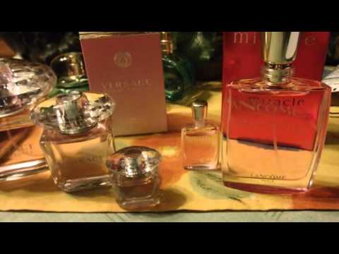 Видео: духи - versace bright crystal и lancome miracle