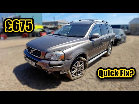 Видео: Дешевый списанный битый Volvo XC90. Можно ли его починить?