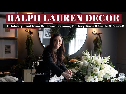 Видео: Идеи декора от Ralph Lauren + Праздничная подборка от Williams Sonoma, Pottery Barn и Crate and B...