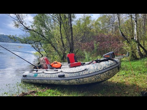 Видео: Рыбалка на Енисее в Красноярске,, нашли место где клюёт рыба активней.