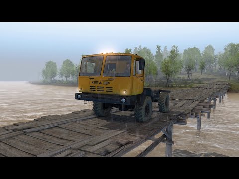Видео: КАЗ-4540 «Колхида» сельскохозяйственный полноприводный самосвал равномерной развесовки | SpinTires