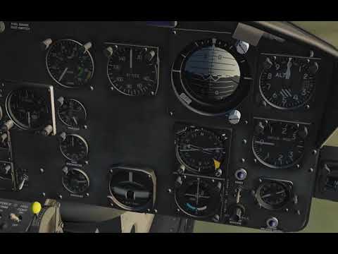 Видео: Вертолёт UH 1H Навигация по радиокомпасу