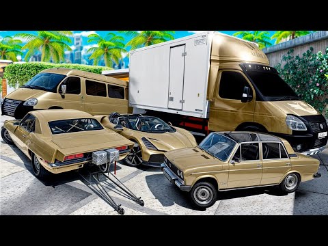 Видео: УГНАЛ КУЧУ ЗОЛОТЫХ ЧИТ ТАЧЕК И ОГРОМНЫЙ МОНСТР ТРАК У МАЖОРА ЗА 180 СЕК! БИТВА ВОРОВ В ГТА 5 ОНЛАЙН!