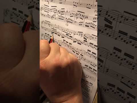 Видео: Фрагмент урока online  Bach Sinfonia e moll Бах Синфония ми минор