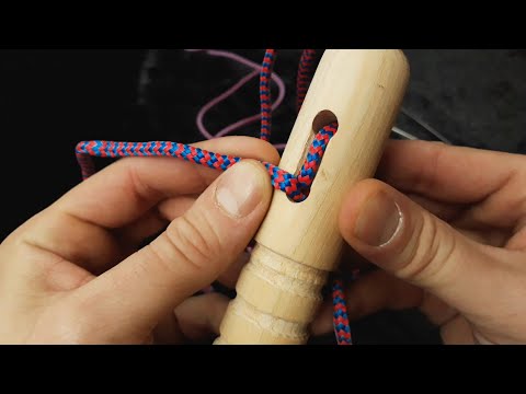Видео: Нунчаку на веревке. (как крепить вреревку)