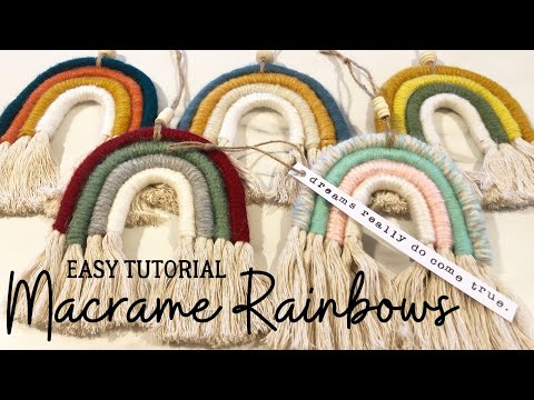 Видео: Лучший урок по изготовлению макраме-радуги на Youtube