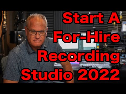 Видео: Откройте студию звукозаписи по найму в 2022 году