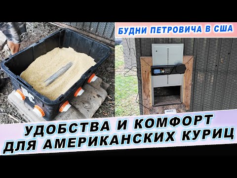 Видео: Удобства и Комфорт для Американских Куриц | Будни Петровича в США