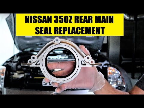 Видео: Как заменить задний главный сальник на Nissan 350z #Nissan350z#Zociety