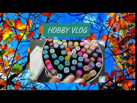 Видео: HOBBY VLOG 09.23/ Хомяк в ударе☺: новые раскраски и арт-материалы/ разбор маркеров и процессы