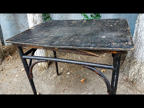 Видео: Реставрация Старого Советского Стола