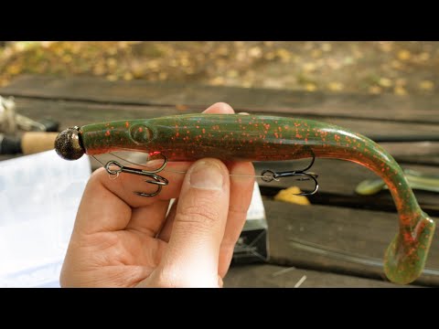 Видео: Оснащение силиконовых приманок.