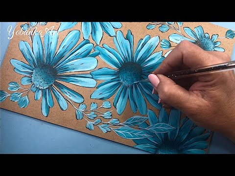 Видео: 2 простых идеи покрасить деревянные предметы цветами и акриловой краской