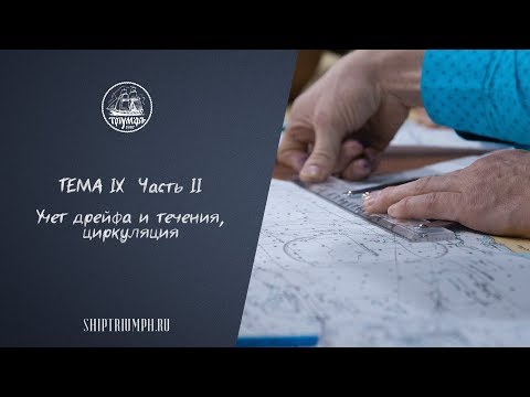 Видео: Учет дрейфа и течения, циркуляция | Курс лекций по морскому делу от команды брига «Триумф»