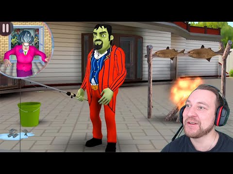 Видео: РЫБКА ДЛЯ МИСС ТИ Scary Stranger 3D Прохождение