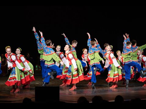 Видео: Народный танец "Веселуха" 15 - 17 лет. 7 - 8 классы.