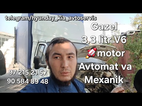 Видео: Gazel motor narxlari Gazel 3.3litr V6 benzin motor Gazel motor Ustaxonasi. Мощный мотор для Газель