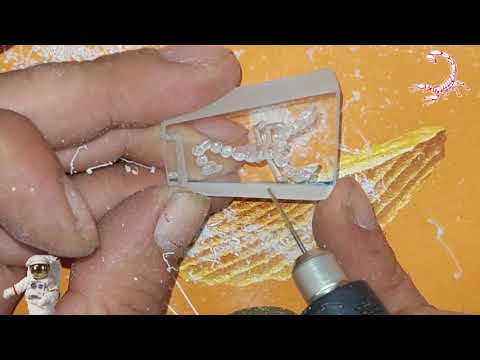 Видео: Как сделать скорпиона🦂в оргстекле.Четки перекидные.#rosary