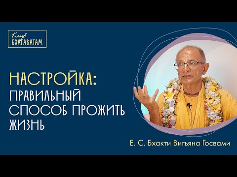 Видео: Настройка | Е. С. Бхакти Вигьяна Госвами: «Правильный способ прожить эту жизнь»