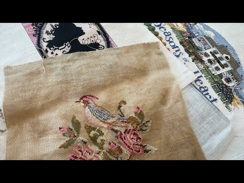 Видео: Вышитые и неоформленные работы Ани @USAnna Cross Stitch
