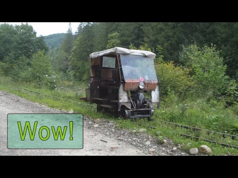 Видео: Удивительные карпатские дрезины! Выгодская узкоколейка