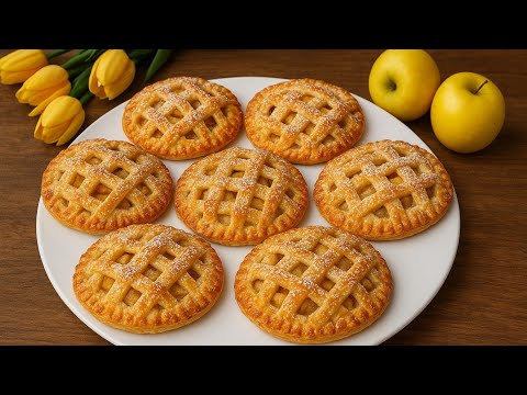 Видео: Быстрые яблочные пироги!!Идеально к чашечке кофе или чая!!!