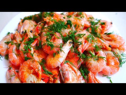 Видео: Как варить КРЕВЕТКИ / КОРОЛЕВСКИЕ КРЕВЕТКИ !!!
