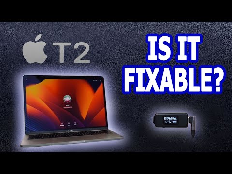 Видео: Неработающий 16-дюймовый MacBook Pro получает напряжение, но не включается