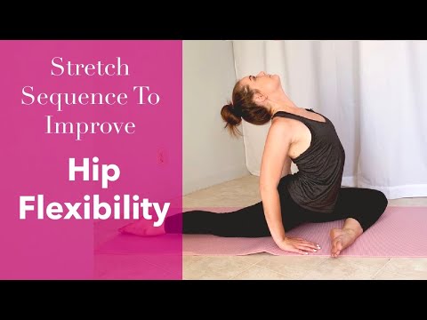 Видео: Последовательность упражнений на гибкость тазобедренных суставов — Растяжка для фигуристов