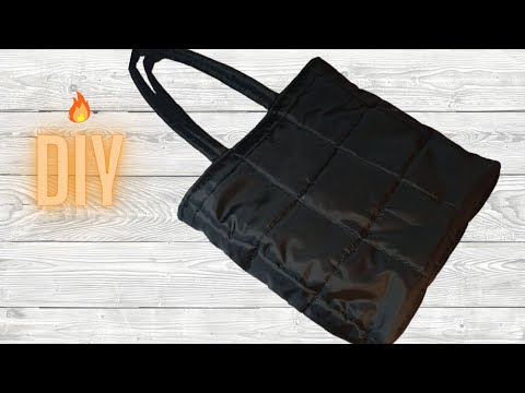Видео: 🔥 Стеганая сумка шоппер на молнии: как сшить 🔥 DIY Puffer Shopper Bag with Zipper